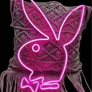 Pink playboy bunny room decor